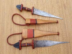 Vintage pair of Large Sudanese Arm Daggers